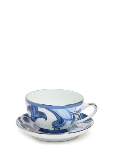 Taza De Té Y Platilto Blue Mediterraneo - DOLCE & GABBANA - Modalova