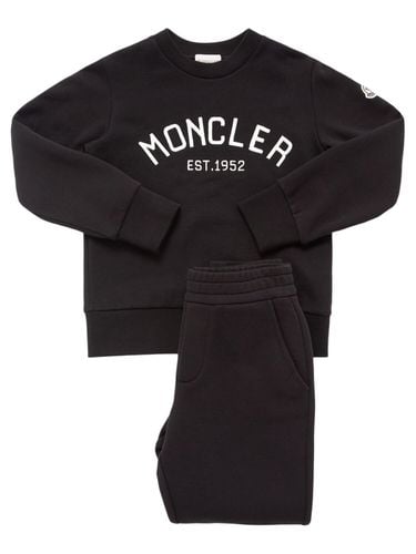 Sweatshirt Und Trainingshose Aus Baumwolle - MONCLER - Modalova