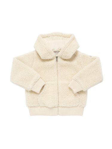 Tech Teddy Hooded Zip-up Jacket - MONCLER - Modalova