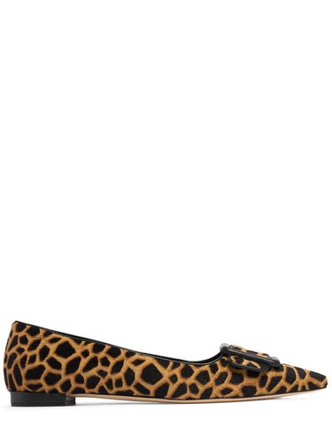 Mm Maysale Ponyskin Flats - MANOLO BLAHNIK - Modalova