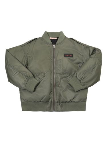 Chaqueta Bomber De Techno - MARNI JUNIOR - Modalova