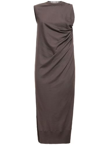 Draped Knit Long Dress - STELLA MCCARTNEY - Modalova