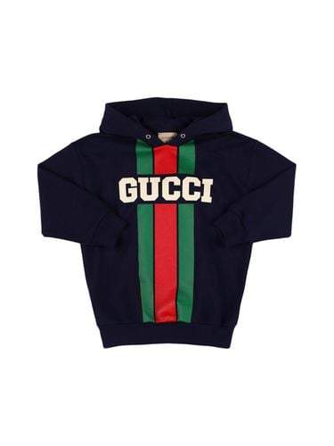 Hoodie Aus Baumwolle Mit Logodruck - GUCCI - Modalova