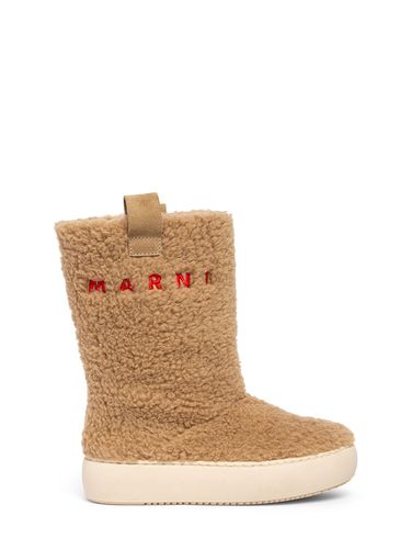 Botas De Felpa Bordadas - MARNI JUNIOR - Modalova