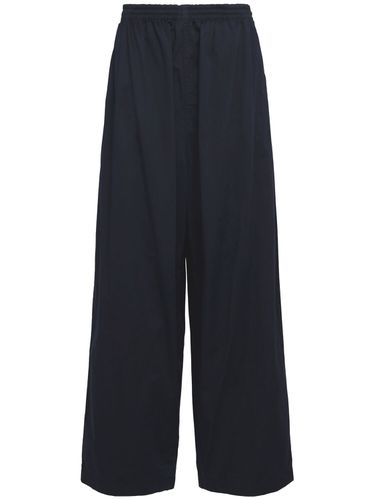 Pantaloni Baggy In Twill Di Cotone - BALENCIAGA - Modalova