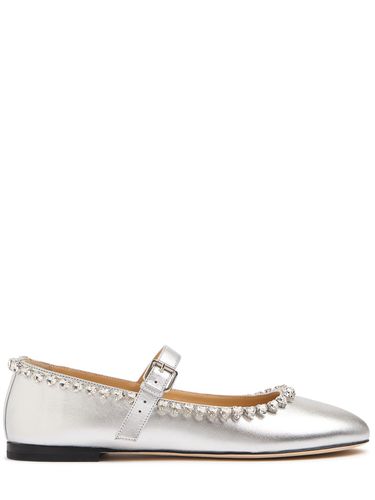 Mm Audrey Metallic Leather Mary Janes - MACH & MACH - Modalova