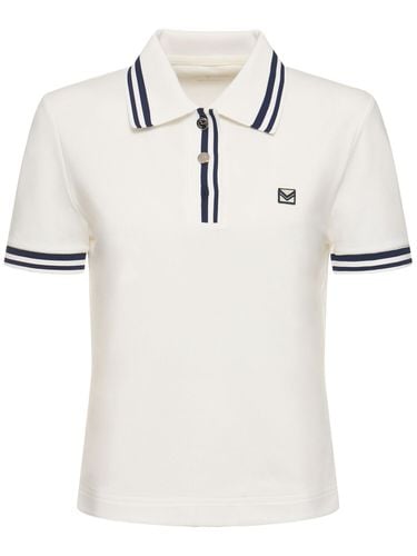 Performance Piquet Cotton Blend Polo - TORY SPORT - Modalova