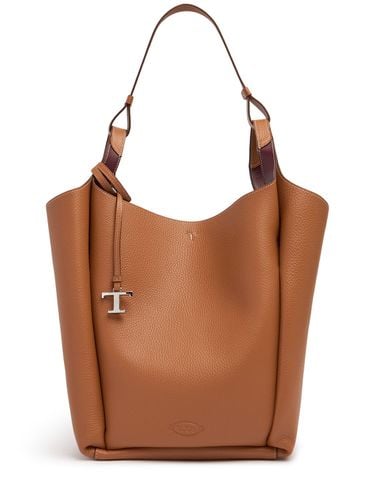 Medium Schultertasche Aus Leder „api“ - TOD'S - Modalova