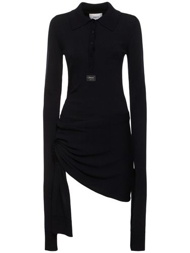 Wool Knit Mini Dress W/ Knot - COPERNI - Modalova