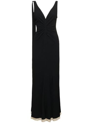 Fluid Viscose Blend Gown - VICTORIA BECKHAM - Modalova