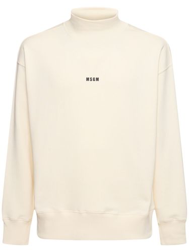 Sweatshirt Mit Mikro-logo - MSGM - Modalova