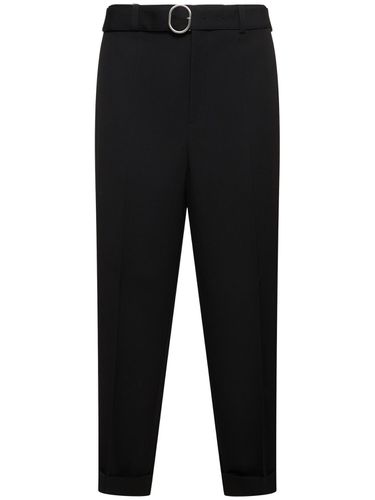 Pantalones De Gabardina De Lana - JIL SANDER - Modalova