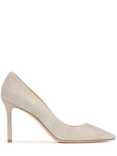 Mm Hohe Pumps Mit Glitzereffekt „romy“ - JIMMY CHOO - Modalova