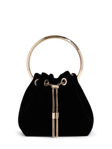 Borsa Bon Bon In Velluto Con Cristalli - JIMMY CHOO - Modalova