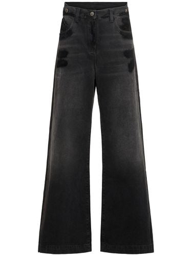 Low Rise Wide Jeans - THE ATTICO - Modalova