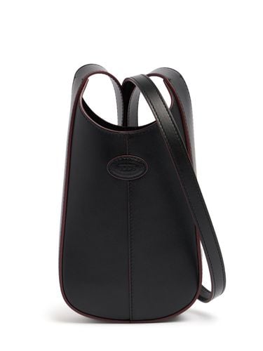 Medium Dds Leather Phone Holder - TOD'S - Modalova