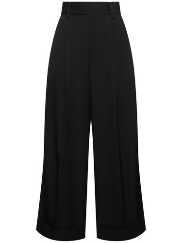 Taillierte Hose Aus Garbadine - YOHJI YAMAMOTO - Modalova