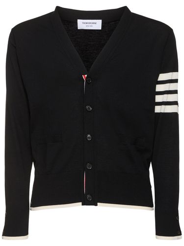 Cardigan In Jersey - THOM BROWNE - Modalova