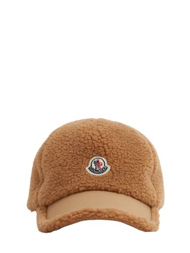 Wool Blend Baseball Cap - MONCLER - Modalova