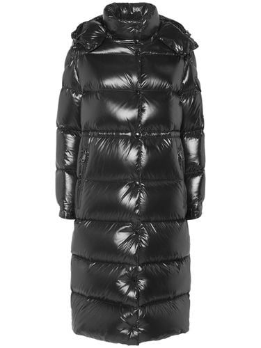 Cavettaz Nylon Laqué Down Long Jacket - MONCLER - Modalova