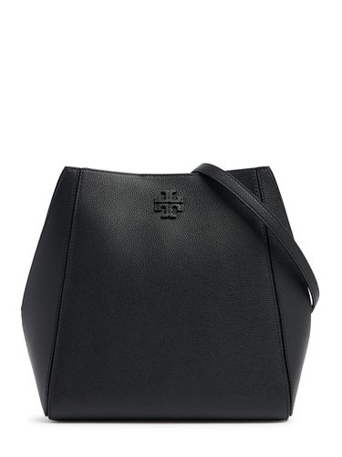 Mcgraw Leather Bucket Bag - TORY BURCH - Modalova