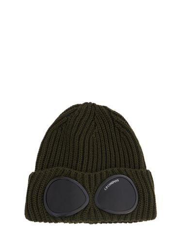 Cappello Beanie In Lana Extra Fine Con Lenti - C.P. COMPANY - Modalova