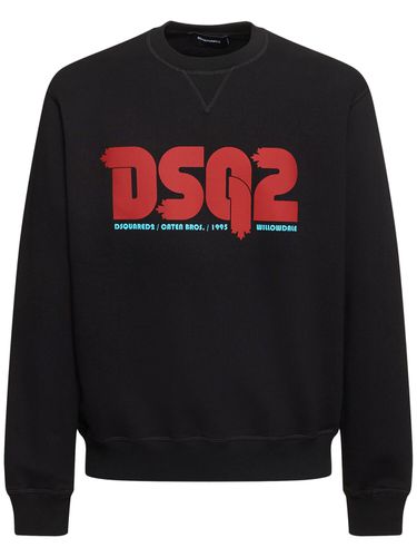 Sudadera De Algodón - DSQUARED2 - Modalova