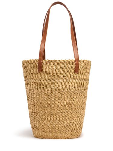 Solana Raffia Effect Tote Bag - BEMBIEN - Modalova