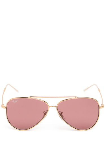 Aviator Reverse Metal Sunglasses - RAY-BAN - Modalova