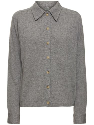 Camisa De Cashmere Con Manga Raglan - TOTEME - Modalova