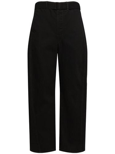 Pantaloni In Cotone Con Cintura - LEMAIRE - Modalova