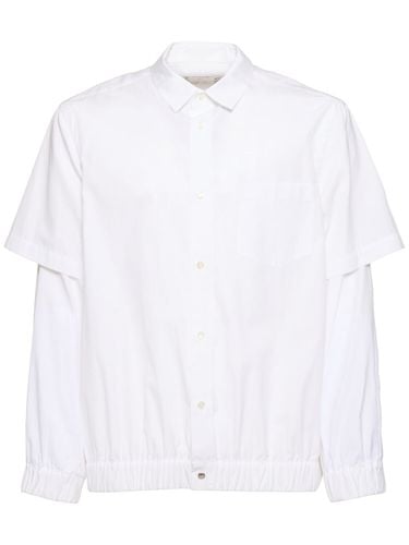 Camicia In Popeline Di Cotone - SACAI - Modalova