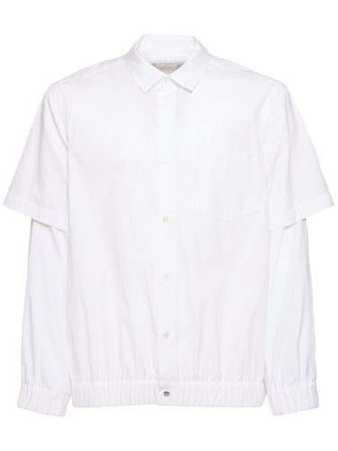 Camisa De Popelina De Algodón - SACAI - Modalova