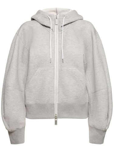 Sponge Jersey Hoodie - SACAI - Modalova