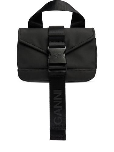 Mini Satchel Recycled Tech Shoulder Bag - GANNI - Modalova