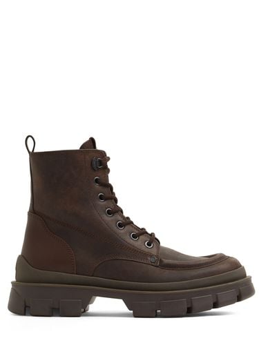 Cm Hevea Leather Ankle Boots - MONCLER - Modalova