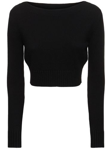 Maglia Angry Cropped In Misto Lana A Costine - MAX MARA - Modalova