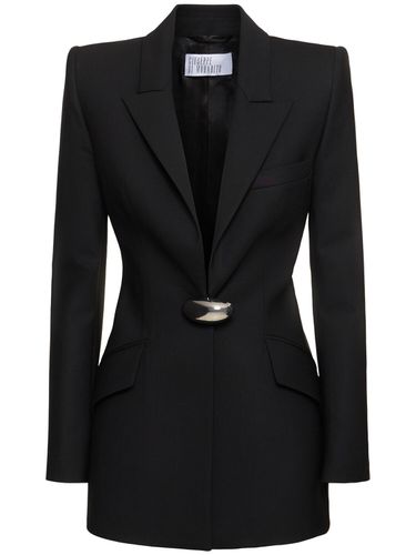 Blazer De Lana Stretch - GIUSEPPE DI MORABITO - Modalova