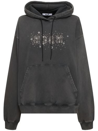 Sudadera De Algodón Con Capucha - MSGM - Modalova