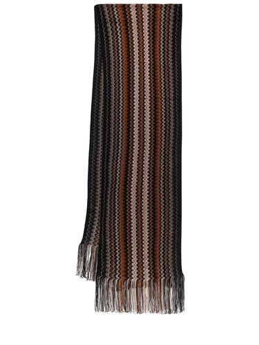 Fringed Viscose Scarf - MISSONI - Modalova