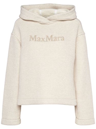 Gary Logo Jersey Sweatshirt Hoodie - MAX MARA - Modalova