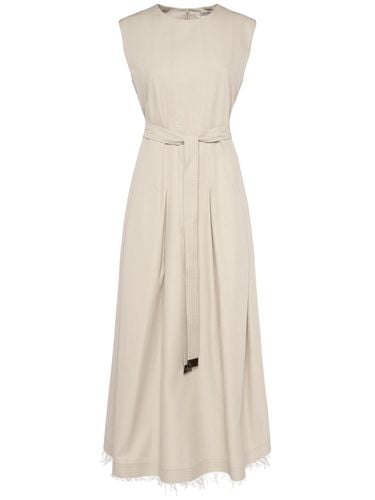 Amina Cotton Twill Belted Midi Dress - 'S MAX MARA - Modalova