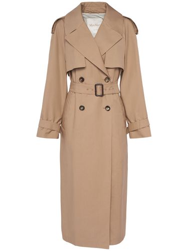 Abrigo Trench De Sarga - MAX MARA - Modalova