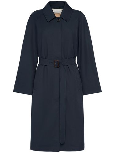 Abrigo Trench De Sarga - MAX MARA - Modalova