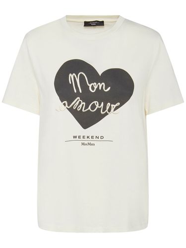 Camiseta De Algodón Jersey - WEEKEND MAX MARA - Modalova