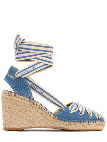 Mm Sol Denim Wedge Espadrilles - ZIMMERMANN - Modalova