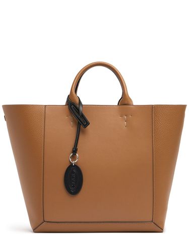 Bolso Tote Mediano Cln De Piel - TOD'S - Modalova