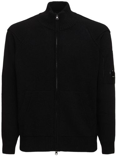 Lambswool Grs Zipped Cardigan - C.P. COMPANY - Modalova