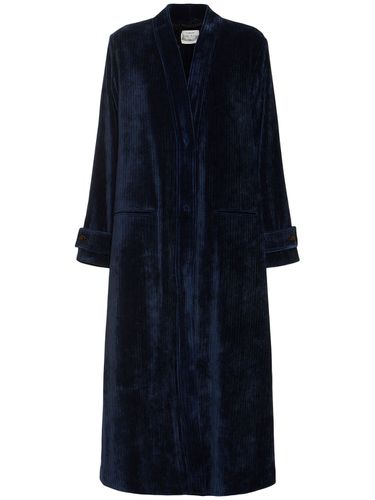 Knitted Corduroy Coat - FORTE_FORTE - Modalova