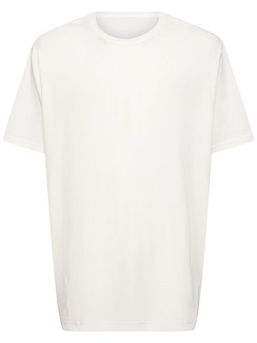 T-shirt Aus Baumwolljersey - YOHJI YAMAMOTO - Modalova